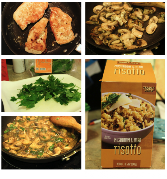 Chicken & Mushrooms: in a garlic white wine sauce | A Lovely Living