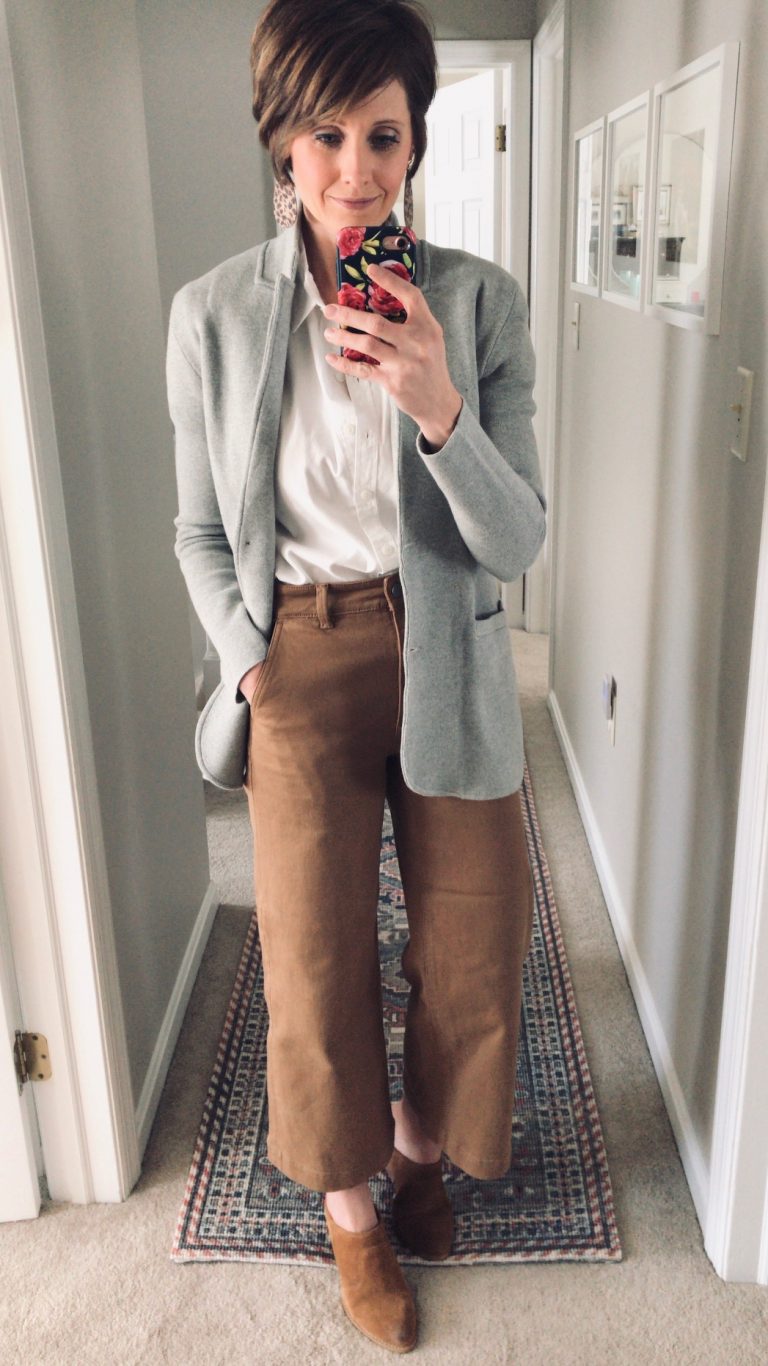 How to Style: Everlane Wide-Leg Cropped Pants | A Lovely Living
