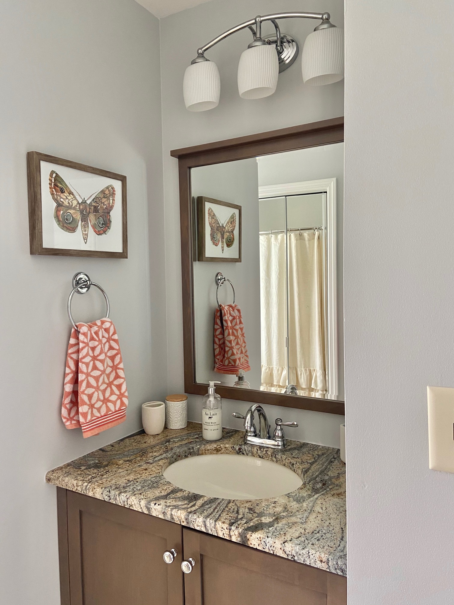 Bathroom Refresh Sherwin Williams Reflection A Lovely Living
